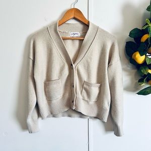 CJLA • Ashley Cardigan In Oat